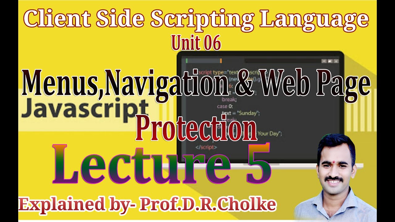 Unit 06 Menus Navigation & Web Page Protection_05 - YouTube