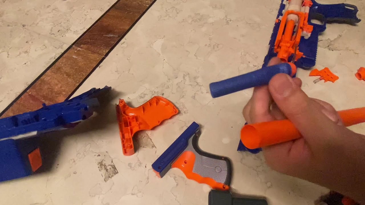 How to fix a bullet jam in the nerf gun rampage YouTube