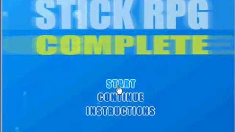 Cheat for Stick rpg game !