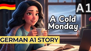 Learn German Fast : Easy A1 German Story for Beginners | A Cold Monday 🌨