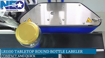 Tabletop Round Bottle Labeler |Neostarpack