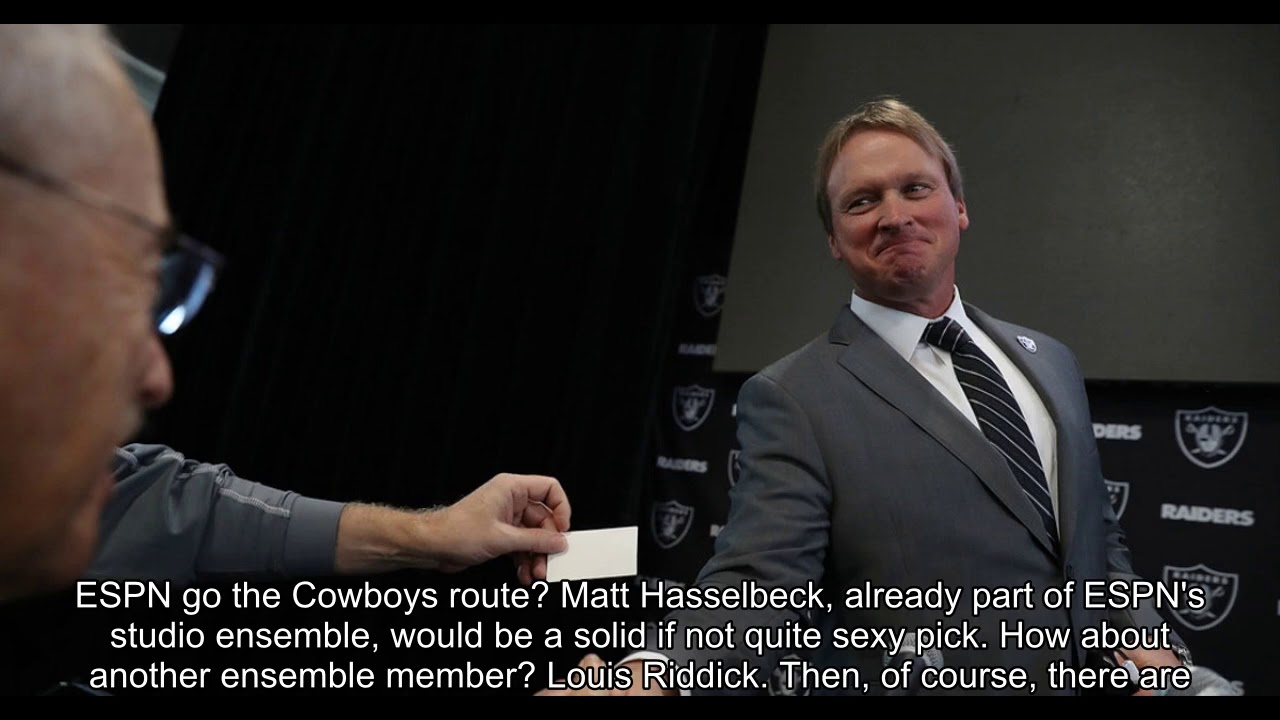 Could MNF candidates to replace Jon Gruden include Jason Witten? Jim Nantz on why Tony Romo is a 'dr