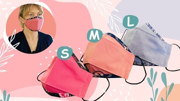 DIY 3D MASK WITH NEW DESIGN 🔥🔥🔥 - Step by Step | Measurements for sizes S, M, L, XL