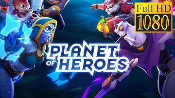 Planet of Heroes - Action Moba Game Review 1080p Official My com BV Strategy