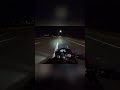 Motorcycle POV: Annoying Drivers on the Highway at Night