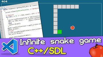 Create an Infinite Snake game in C++/SDL 🐍 #programming #gameplay
