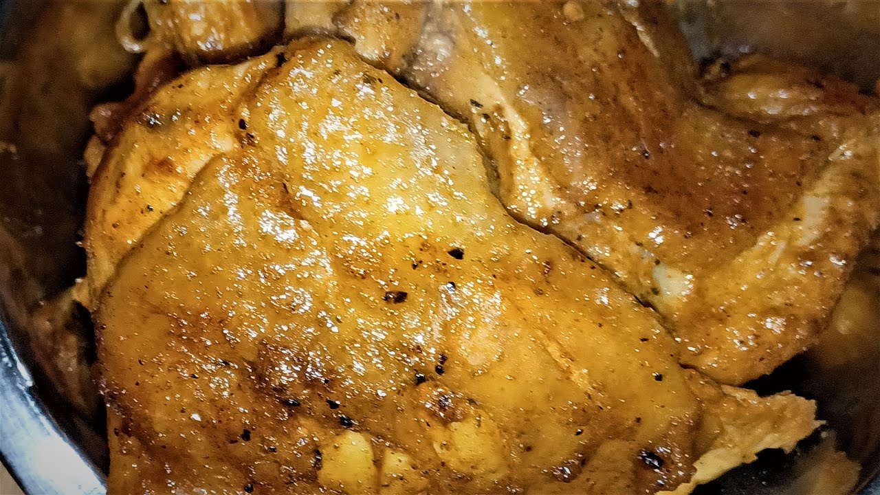 OVEN BAKED CHICKEN THIGHS YouTube