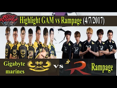 Highlight GAM VS RAMPAGE - Rift Rivals | Đại Chiến Khu Vực | GPL - LJL (04.07.2017)