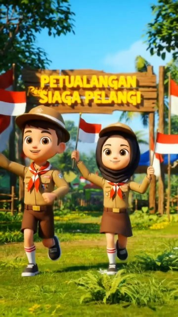 Petualangan Pramuka Cilik: Tenda Terbalik di Malam Perkemahan | Regu Siaga Pelangi #disney