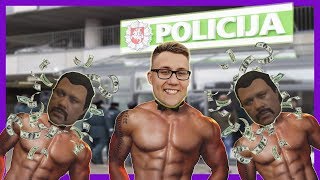 STRIPTIZAS POLICIJOS KOMISARIATE | GTA V Role Play Ep.10