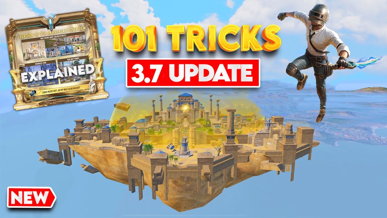 ⁣BGMI NEW UPDATE 3.7 -  FULL GUIDE & TOP 101 TRICKS - HOW TO PLAY