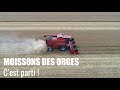 Ça commence fort ! Moisson des orges