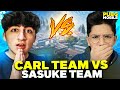 CARL TEAM VS SASUKE TEAM!! - PUBG MOBİLE