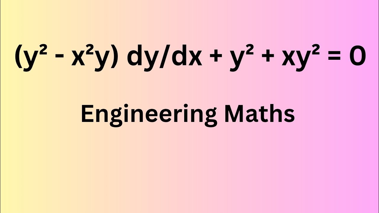 Engineering Maths Problem and Solution #em2 #engineering #maths - YouTube