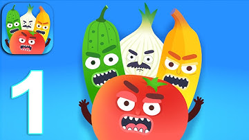 Hit Tomato 3D - All Levels Gameplay Part 1 (IOS/Android)(Levels 1-18)