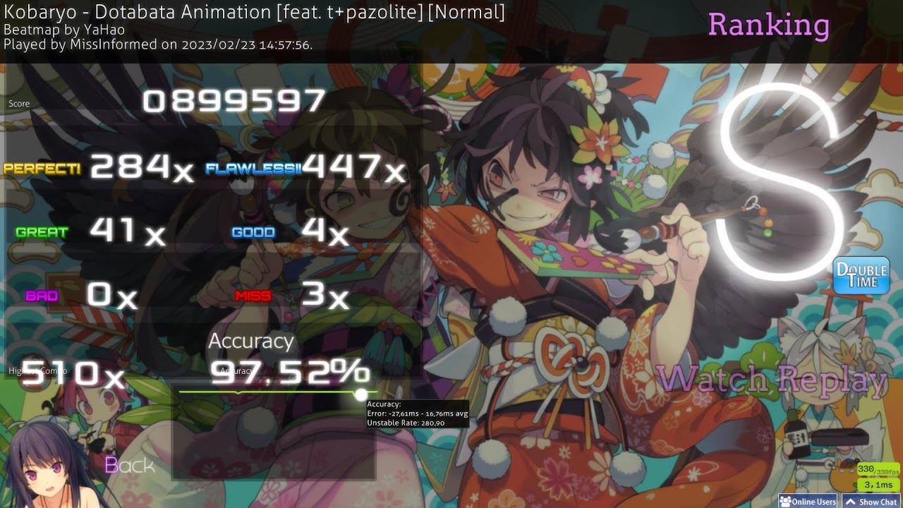 70PP Mark Reached with this One | OSU MANIA 4k | KOBARYO | DOTBATA ...
