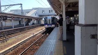 特急車両脱線による代走　南海2000系橋本駅発車