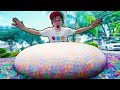 TENTEI ESTOURAR UM WUBBLE BUBBLE CHEIO DE ORBEEZ  ☆ Ft Área Secreta ☆