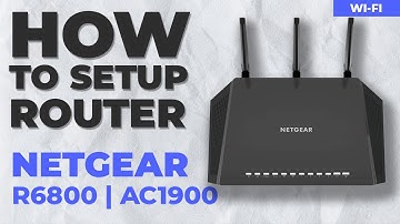 ✅ How to Set Up NETGEAR R6800 | NETGEAR AC1900 Dual Band Gigabit WiFi Router