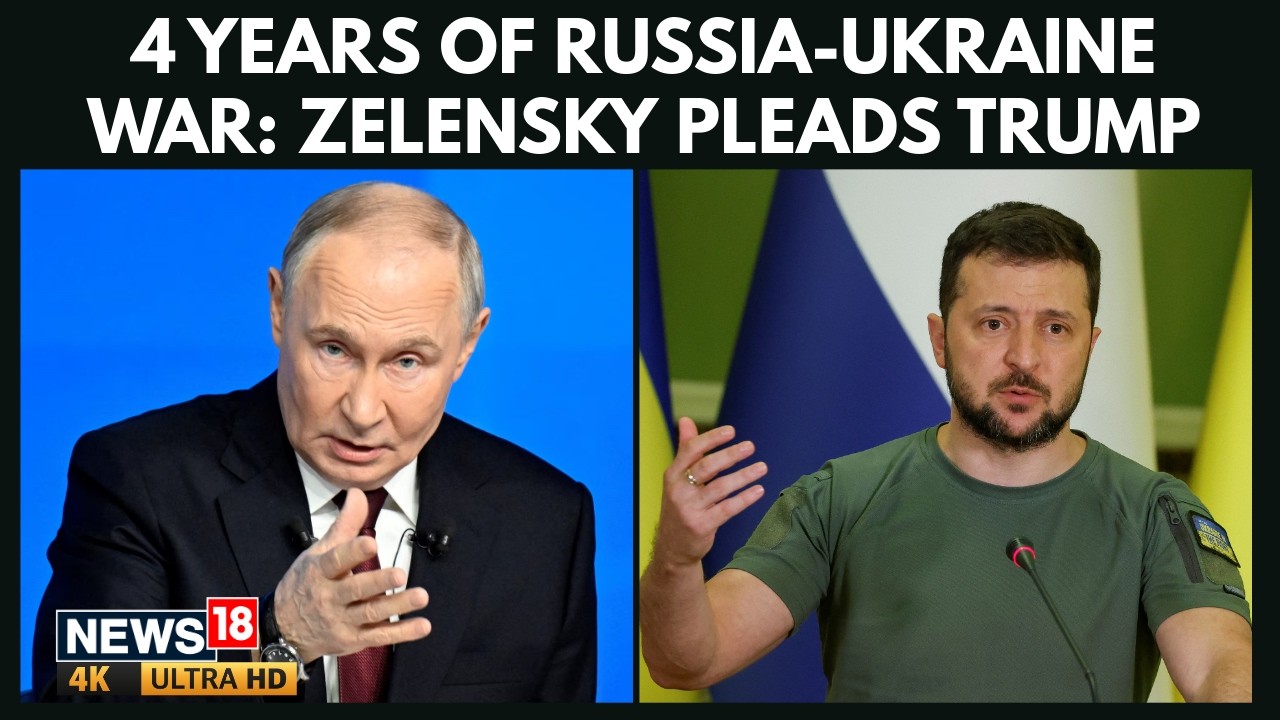 Ukraine Leader Volodymyr Zelenskyy Speaks Out: 4 Years of Russia-Ukraine War | Putin | 4K