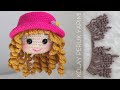 Amigurumi Kolay Peruk ve Şapka Yapımı ( Easy Wig and Hat Tutorial) ENG SUBTITLES ON