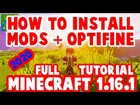 How to Install Mods + Optifine + Shaders 2020 : Minecraft 1.16.1 : Full Tutorial