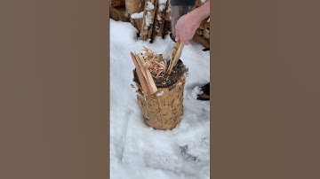 BPS Adventurer feather sticking #bushcraft #firemaking #featherstick #@boundarycreekbushcraft