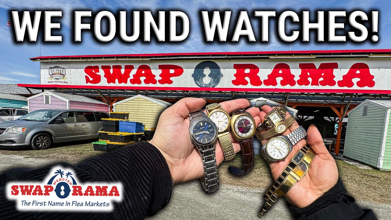 Покупка винтажных часов на блошином рынке Webster Swap O Rama! 👀