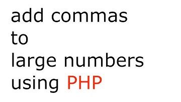 PHP function that adds commas to large numbers | strval(), is_integer(), floor(), substr_replace()