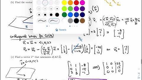 Linear Algebra 2 - 4.3.1 - Least Squares Approximation (Video 2)