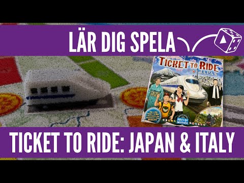 Ticket to Ride: Japan & Italy Map 7 Strategy Board Game for ages 8