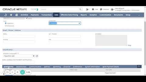 NetSuite | Create Vendor Records In NetSuite