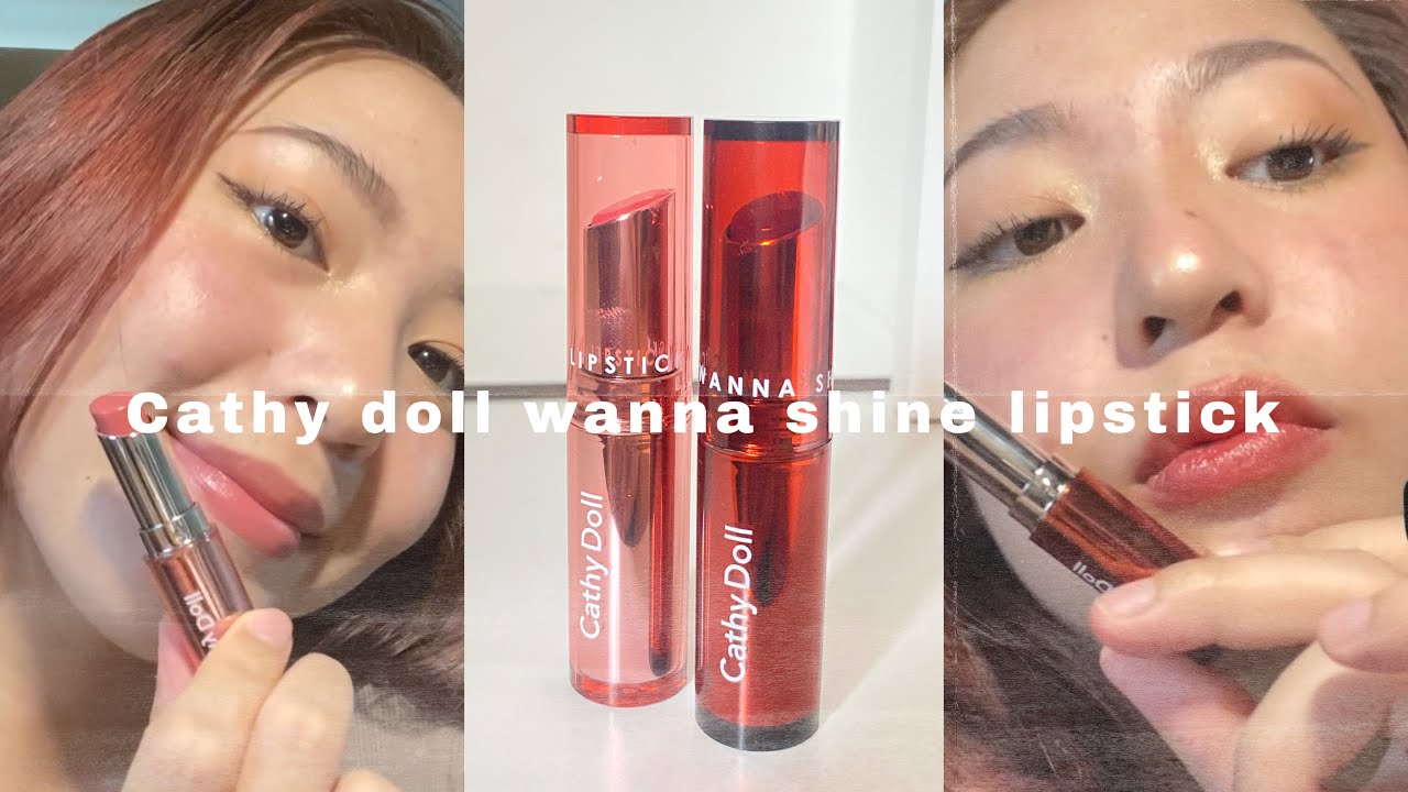 Review Cathy doll wanna shine lipstick ลิปตัวเด็ดตัวดัง Facebook