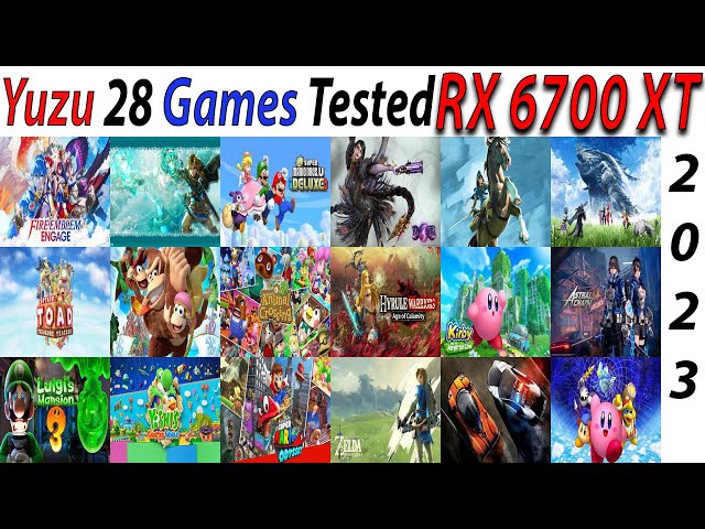 Yuzu Nintendo Switch Emulator Gameplay - Test 10 Games 4K 60FPS RX 6700 XT  Ryzen 5 5600X 