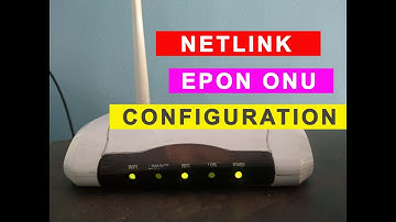 netlink epon onu configuration