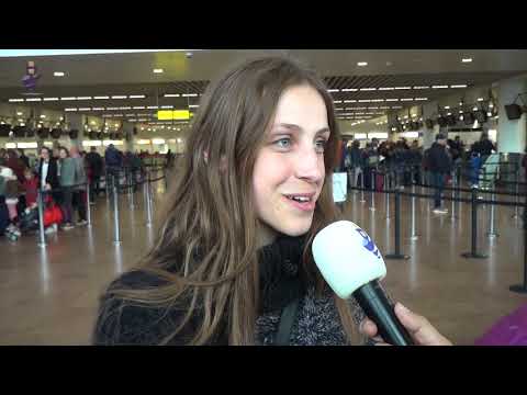 ESC 2018 - Belgium - Interview Sennek at Brussels Airport