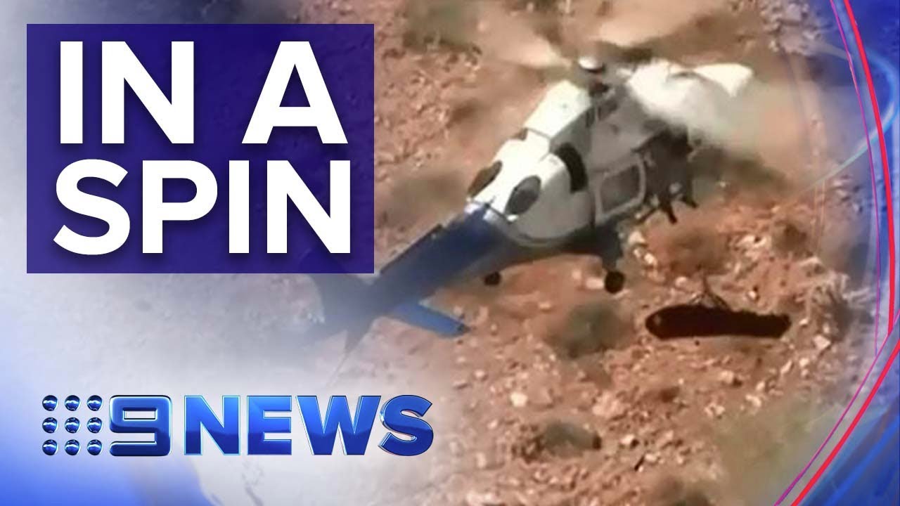 Video captures dizzying helicopter rescue of injured hiker | Nine News ...
