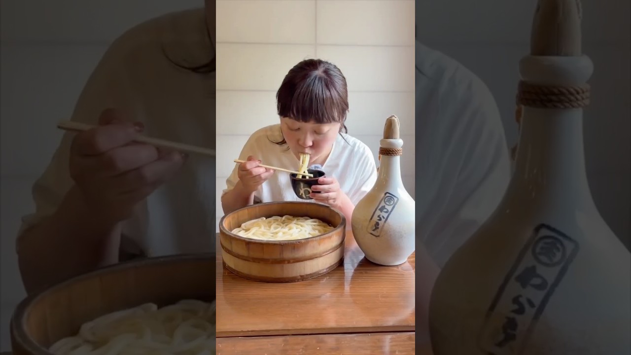 ⬆️本編動画はこちら⬆️#食べ歩き #讃岐うどん #香川