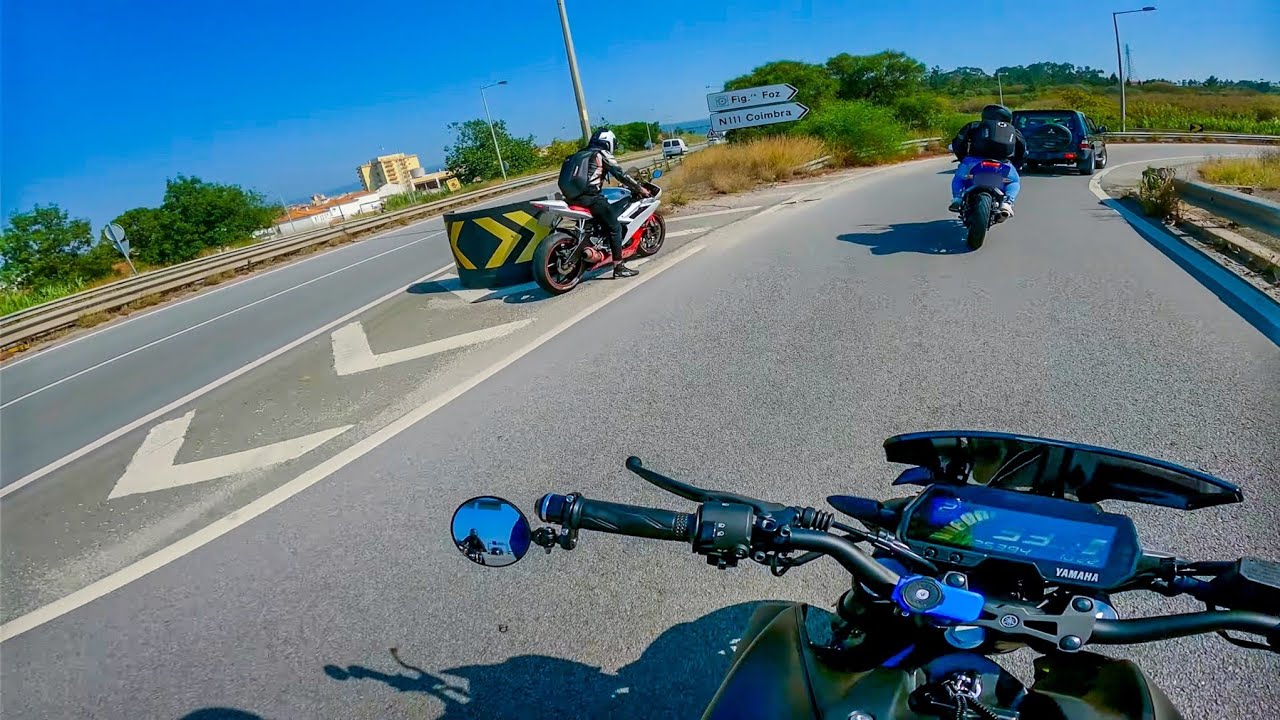 Trying to keep up with the Big Bikes | MT-125 | 4k POV