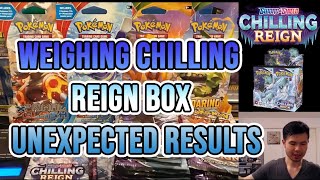 WEIGHING Chilling Reign Booster Box - Can it be WEIGHED?