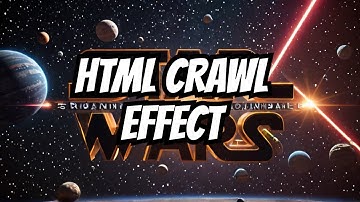 🌟🚀✨🎬👾Create a Star Wars Crawl Animation in HTML!