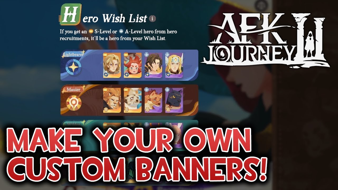 AFK Journey Beta Voyage Test Custom Rate Up Banners YouTube afk-journey-beta-voyage-test-custom-rate-up-banners-youtube