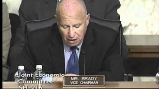 Vice Chairman Brady Presents his Opening Statement at a JEC Hearing on Manufacturing