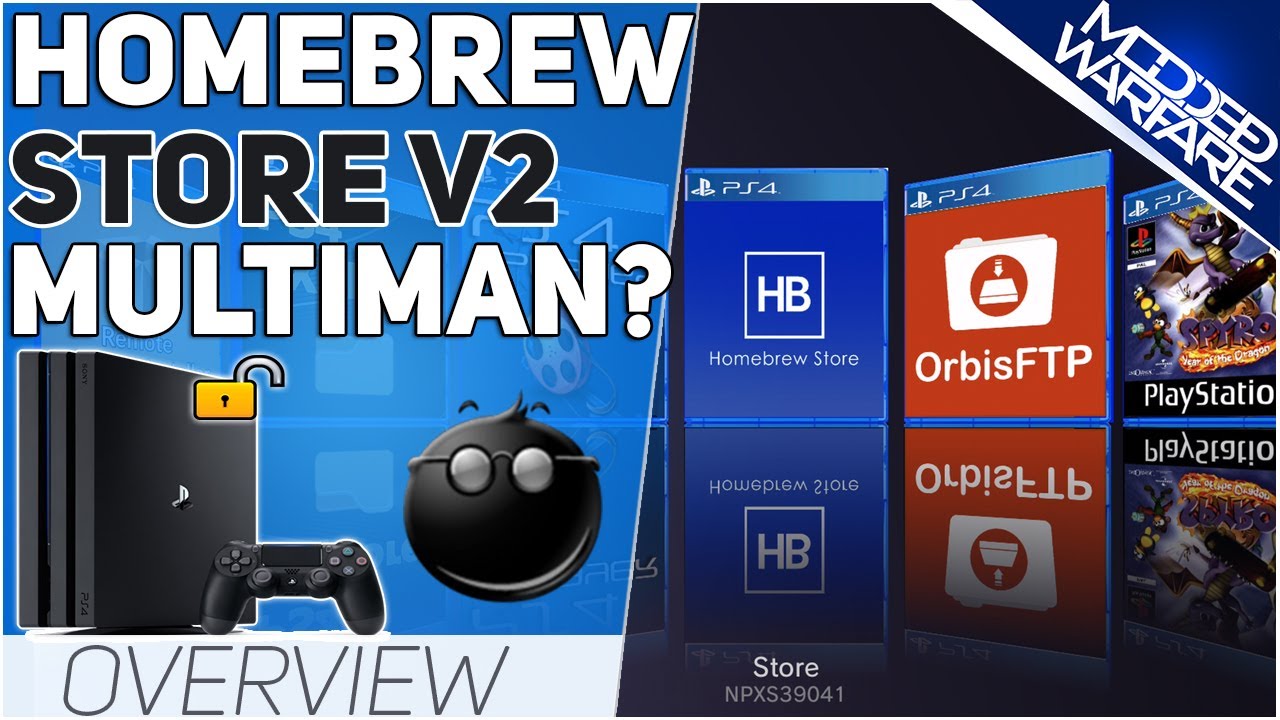 New Homebrew Store. Could this become the new Multiman for PS4? - YouTube