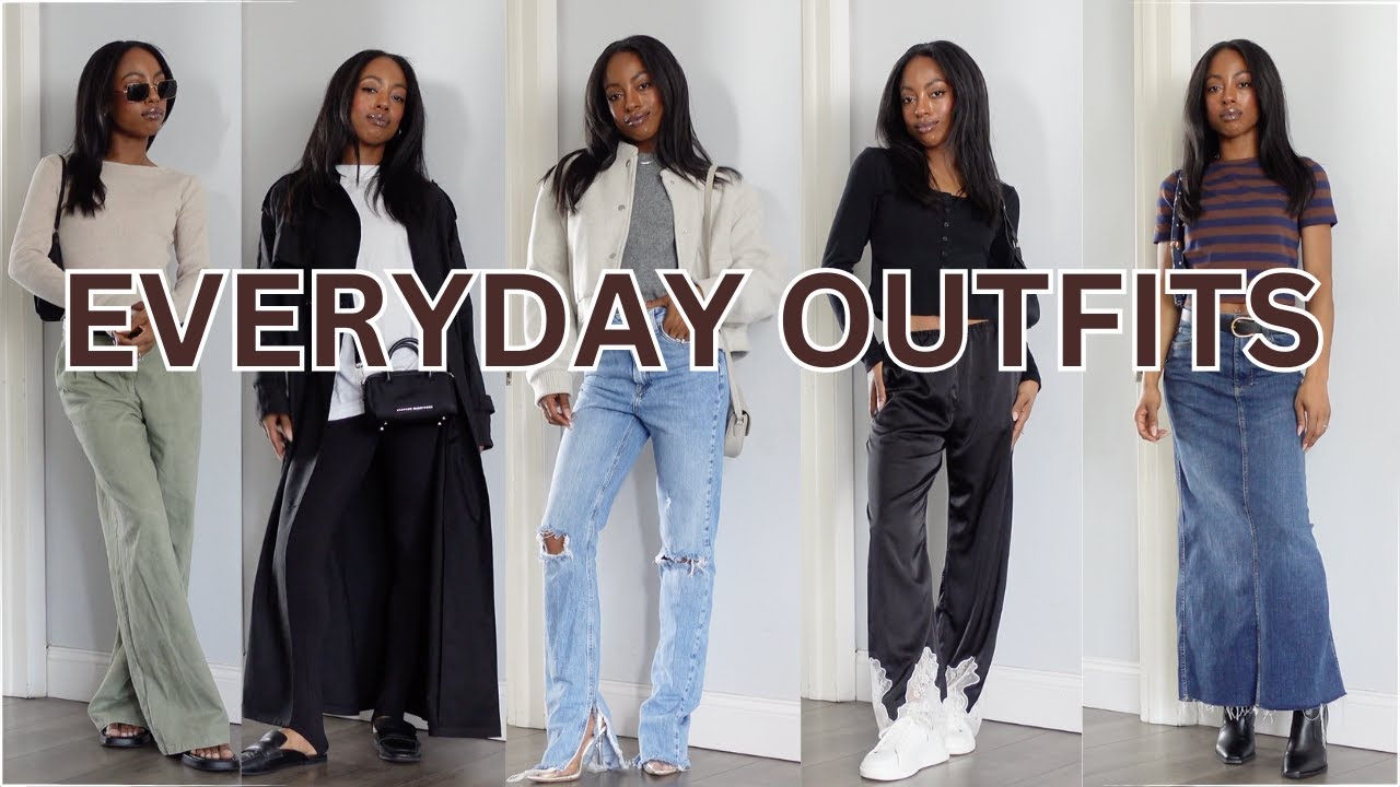 EVERYDAY OUTFITS | PRE SPRING TRANSITIONAL PIECES - YouTube