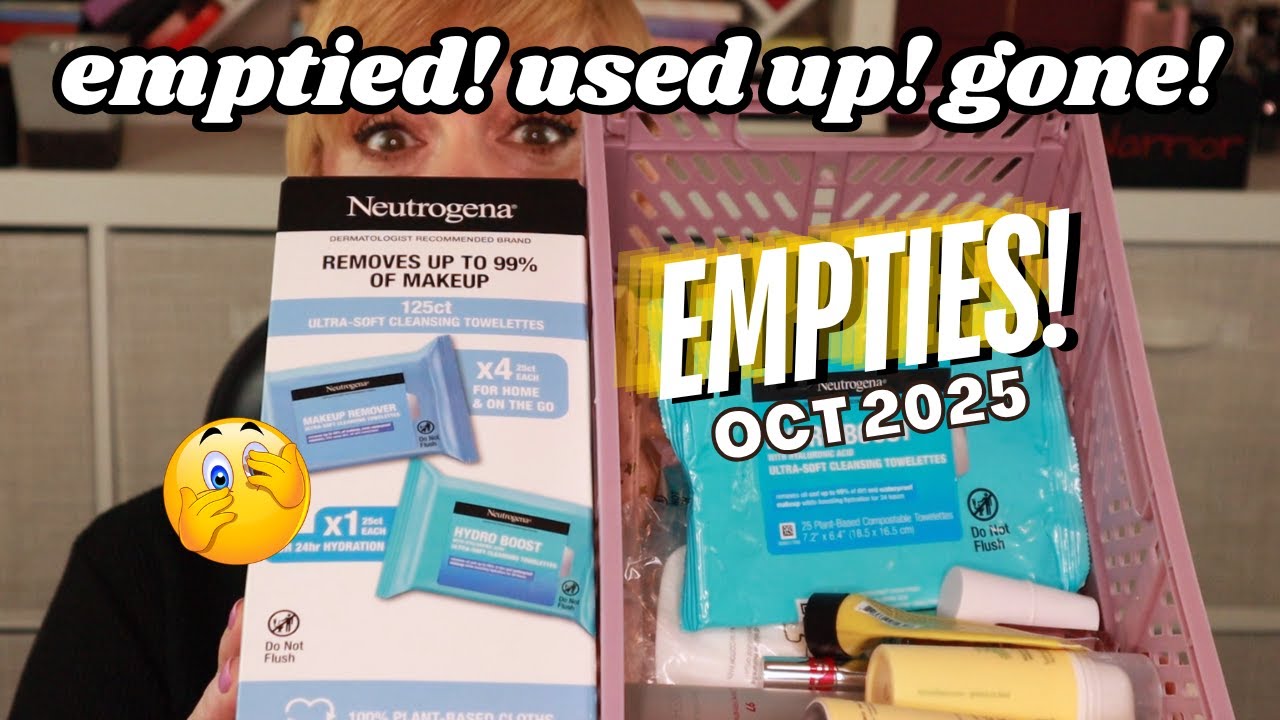 Обзоры Empties + Speed, октябрь 2025 г. | Опорожнено! Использовано! Убрано!