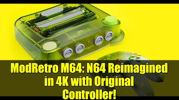 ModRetro M64: N64 Reimagined in 4K with Original Controller!