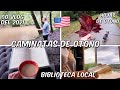 MI VIDA EN USA 🇺🇸 | CAMINATAS DE OTOÑO , BIBLIOTECA , ENSALADA DE PASTA , RECOGIENDO HOJAS DE OTOÑO