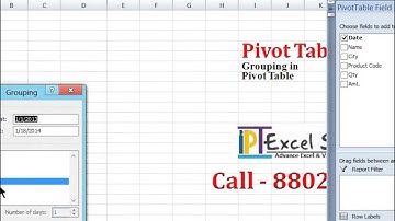 Advanced Excel Training with Sujeet Kumar ( Grouping with Pivol Table)