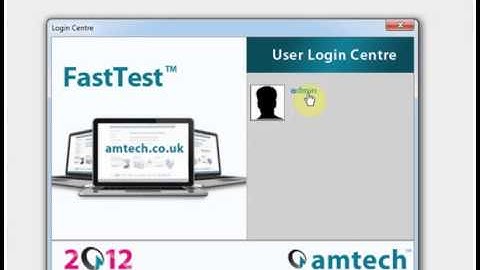 FastTest Help: How do I configure my login details during installation?